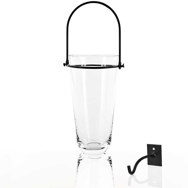 Latitude Run® Glass Wall Vase & Reviews Wayfair
